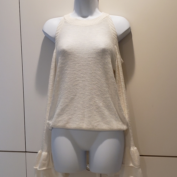 NWT Express Open Shoulder Sweater, Size S - Picture 3 of 9